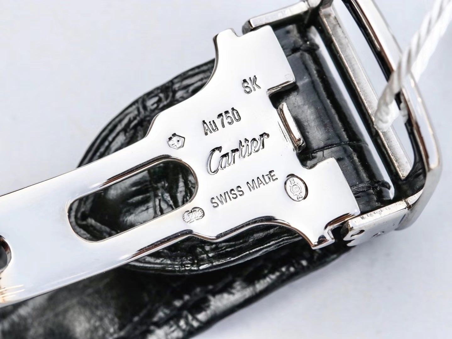 BALLON BLEU 42MM BLACK LEATHER