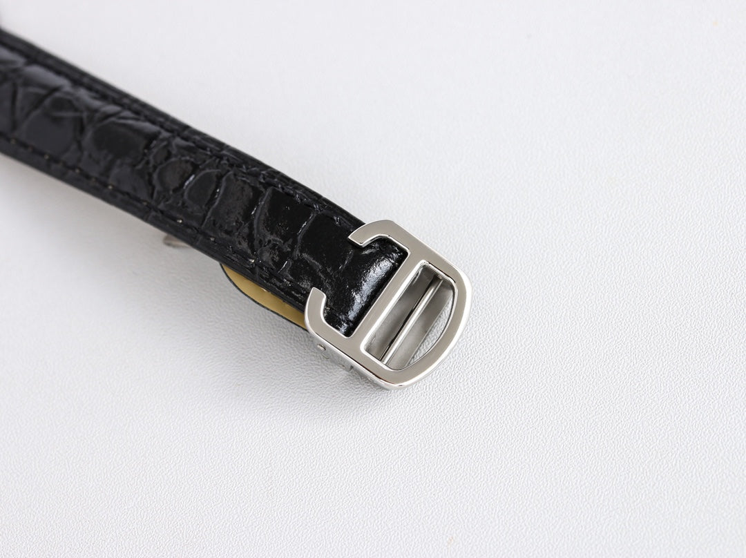 RONDE SOLO STEEL BLACK LEATHER