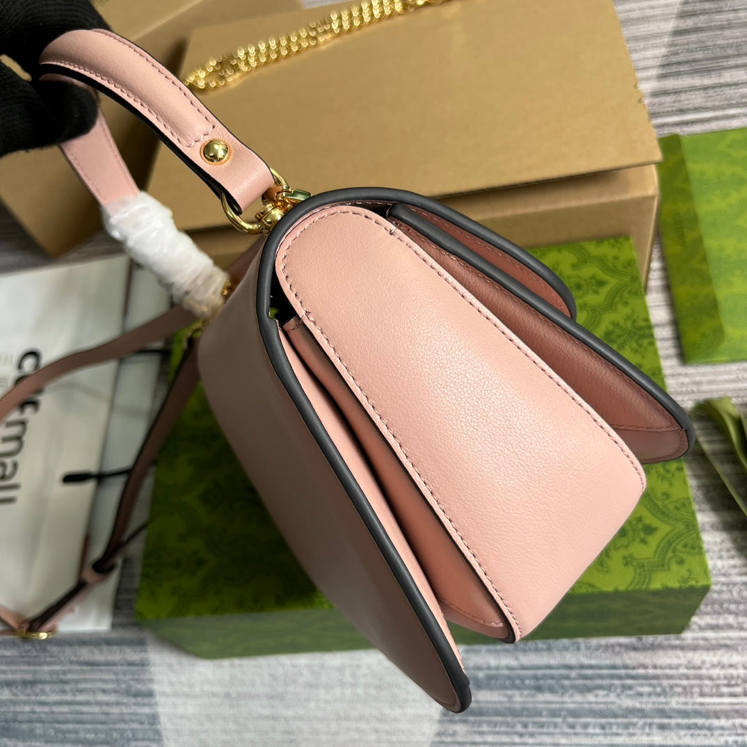BLONDIE 23 TOP-HANDLE BAG LIGHT PINK CALFSKIN