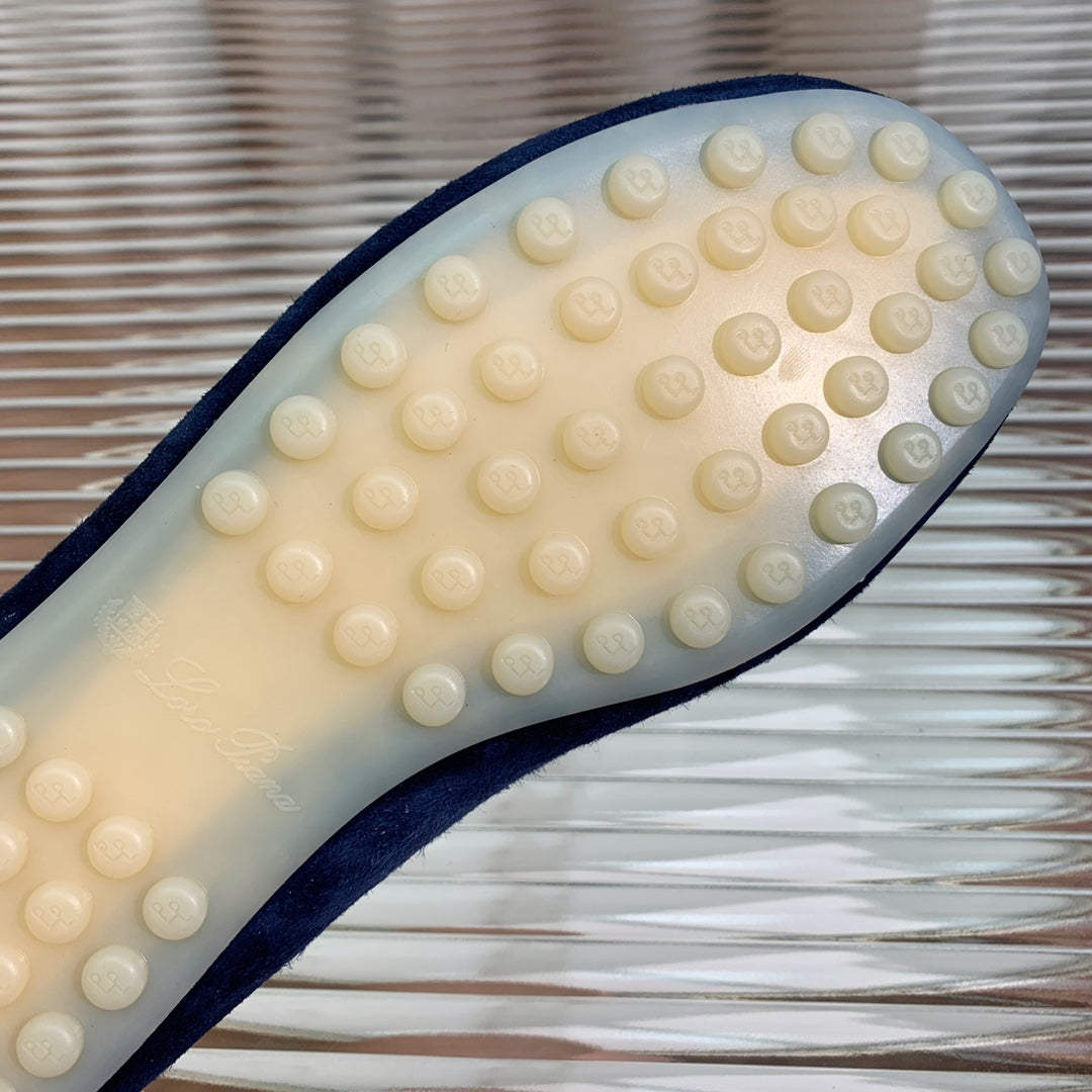 LP DOT SOLE WALK LOAFERS NAVY SUEDE