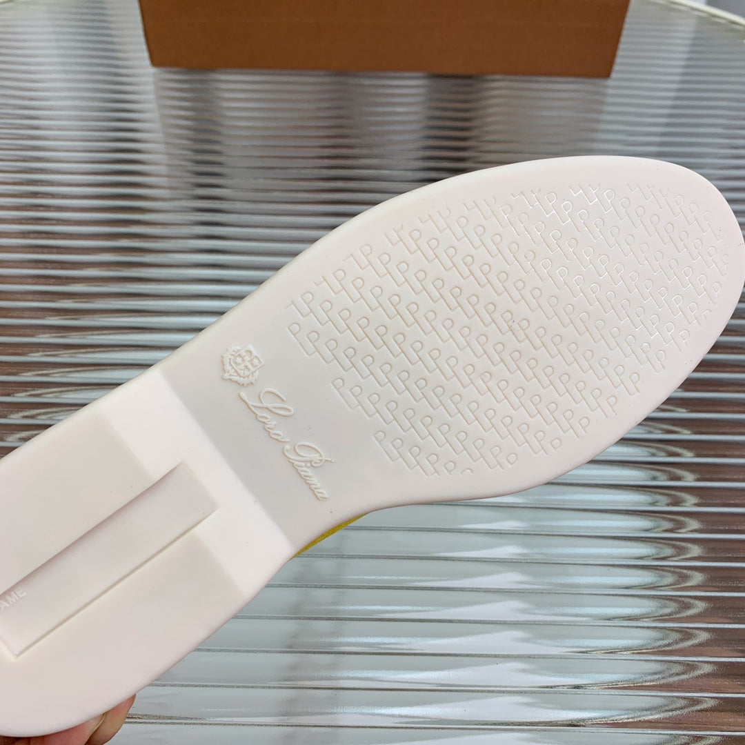 LP SUMMER WALK TASSELS LOAFERS YELLOW SUEDE