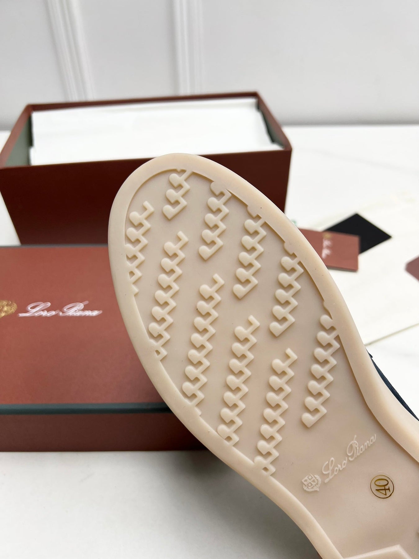 LP RETRO SUMMER WALK LOAFERS NAVY BLUE SUEDE