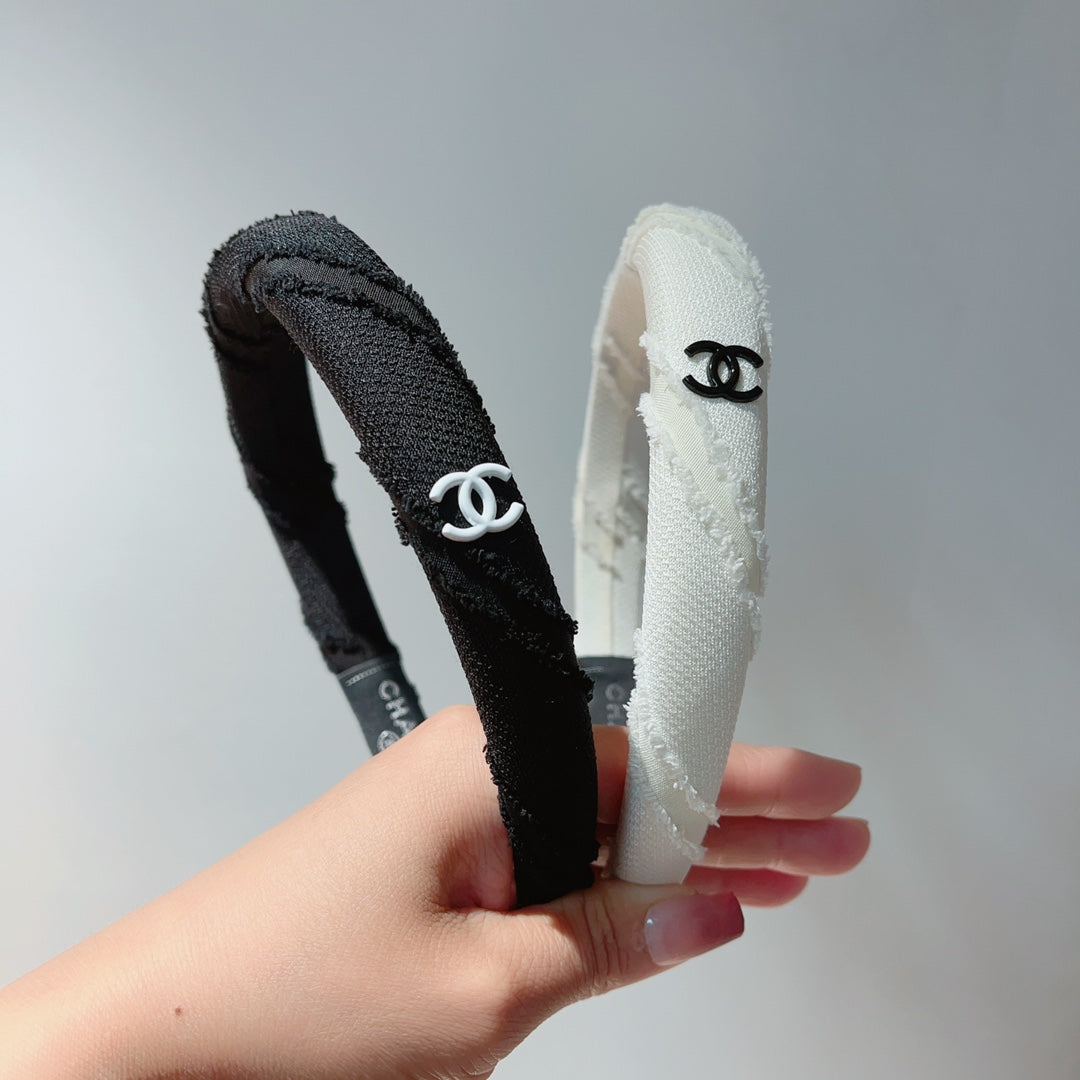 BLACK FABRIC HAIRBAND 876991