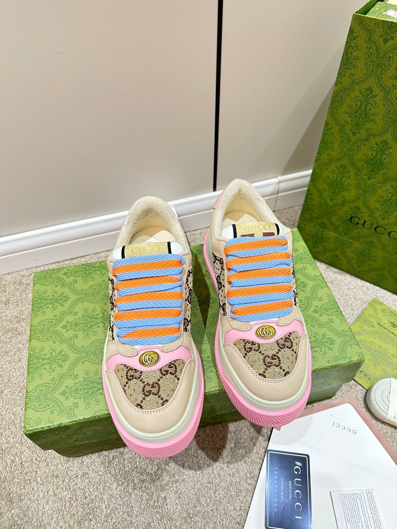 GG Screener Sneaker Pink Fuscia