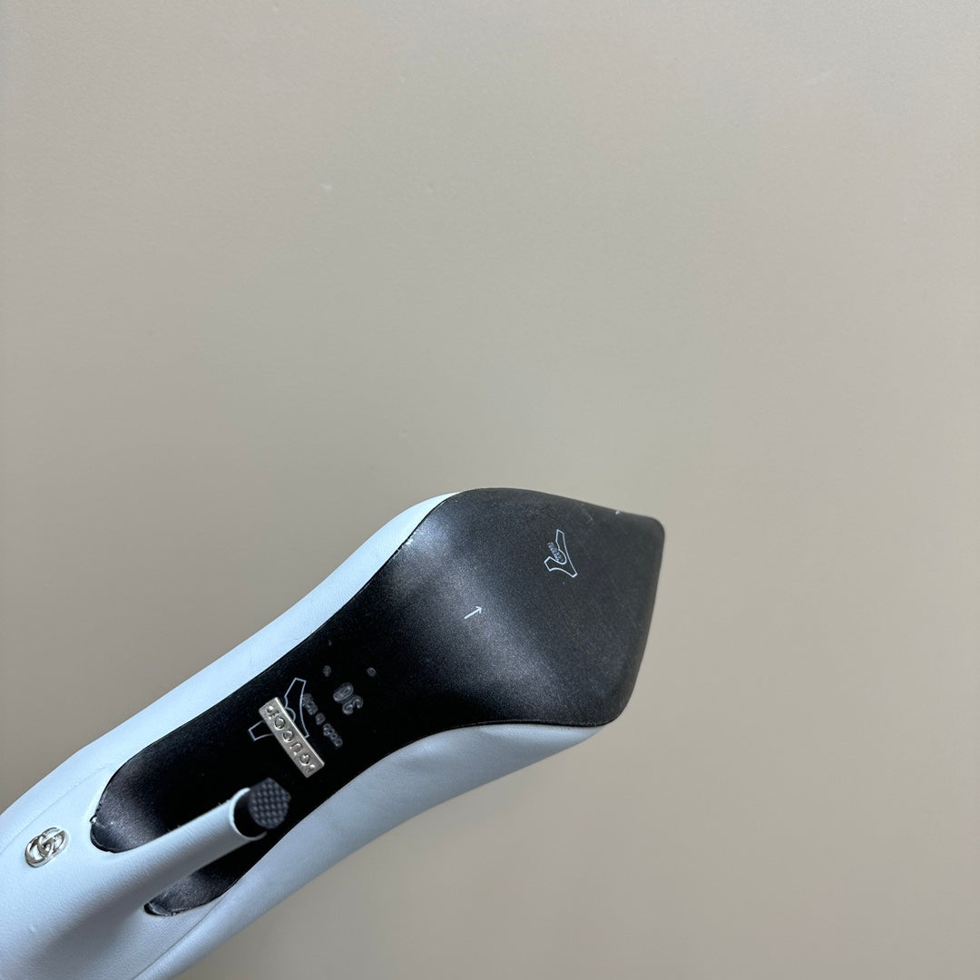 GG 105 BASIC HIGH HEEL PASTEL BLUE LAMBSKIN