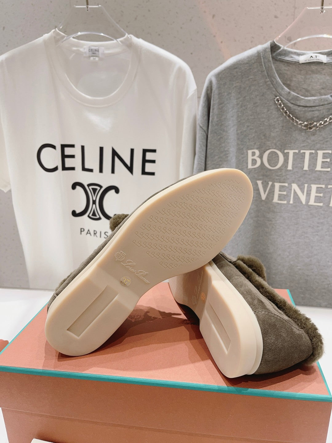 LP SUMMER CHARMS WALK LOAFERS ASH BROWN FLEECE