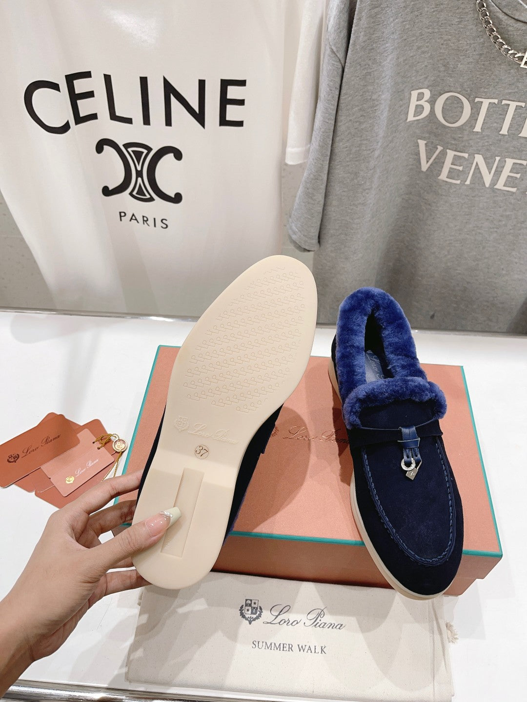 LP SUMMER CHARMS WALK LOAFERS INDIGO FLEECE