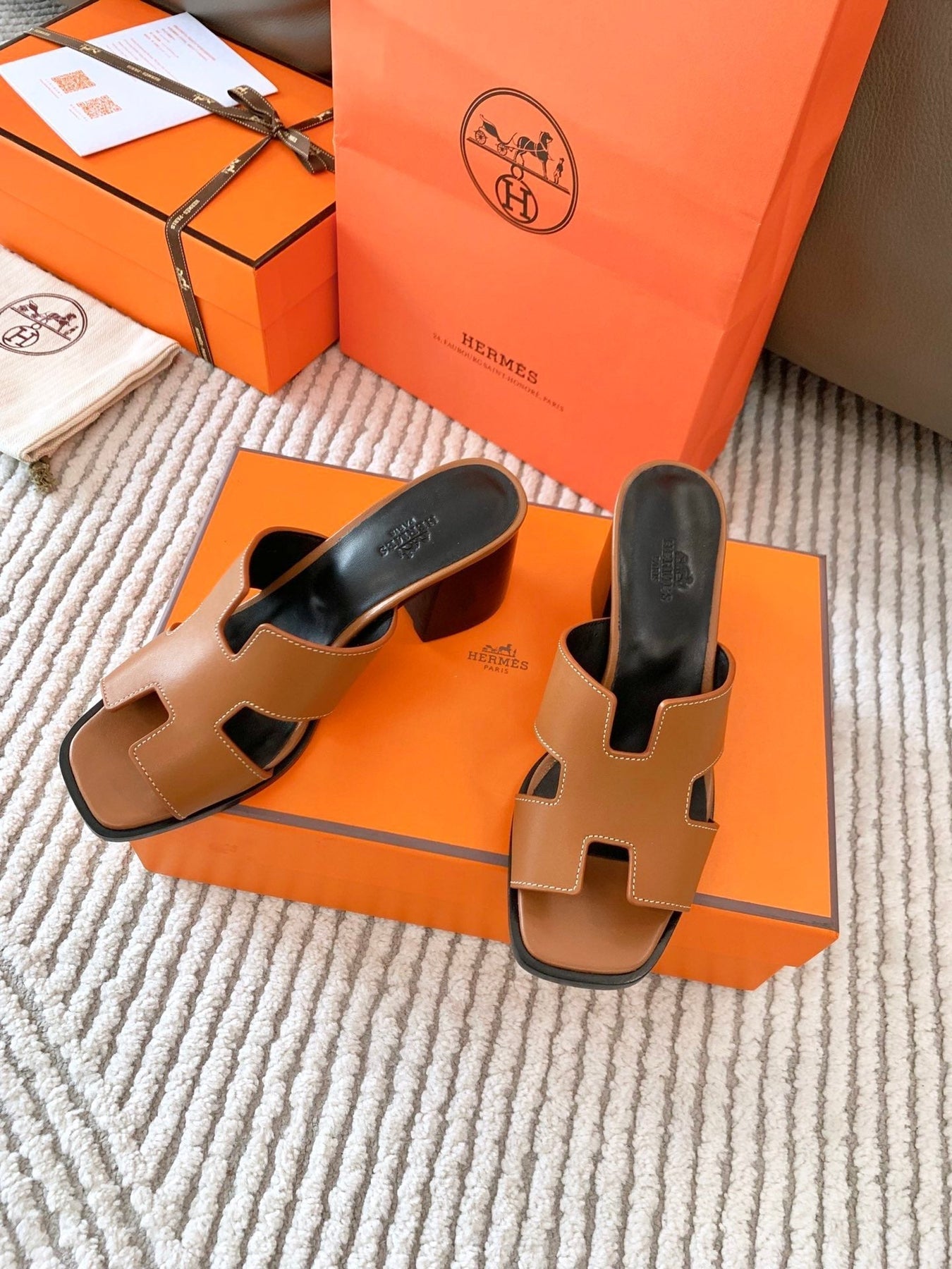 HELIA 60 SANDAL IN BRONZE BROWN CALFSKIN