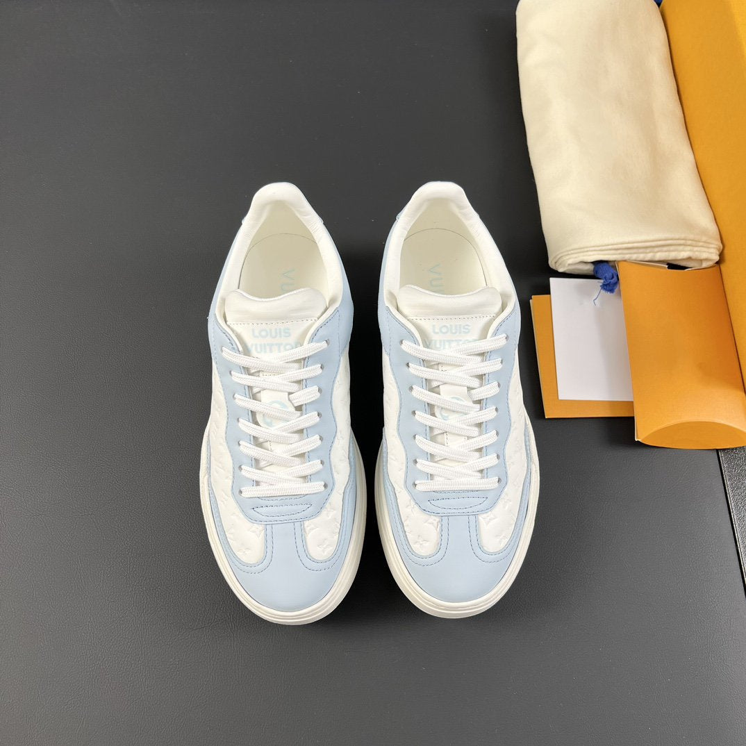 LV GROOVY SNEAKER BLUE WHITE