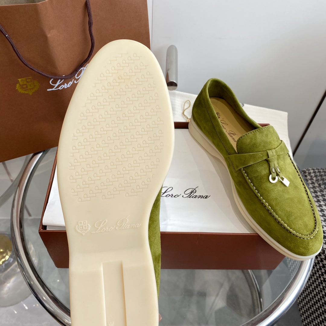 LP SUMMER CHARMS WALK LOAFERS MOSS SUEDE