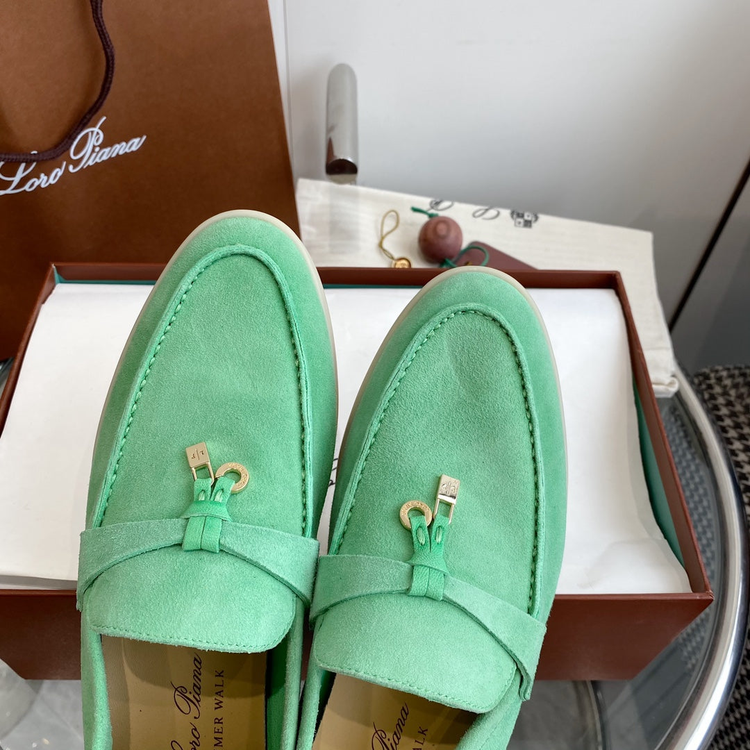 LP SUMMER CHARMS WALK LOAFERS MINT SUEDE