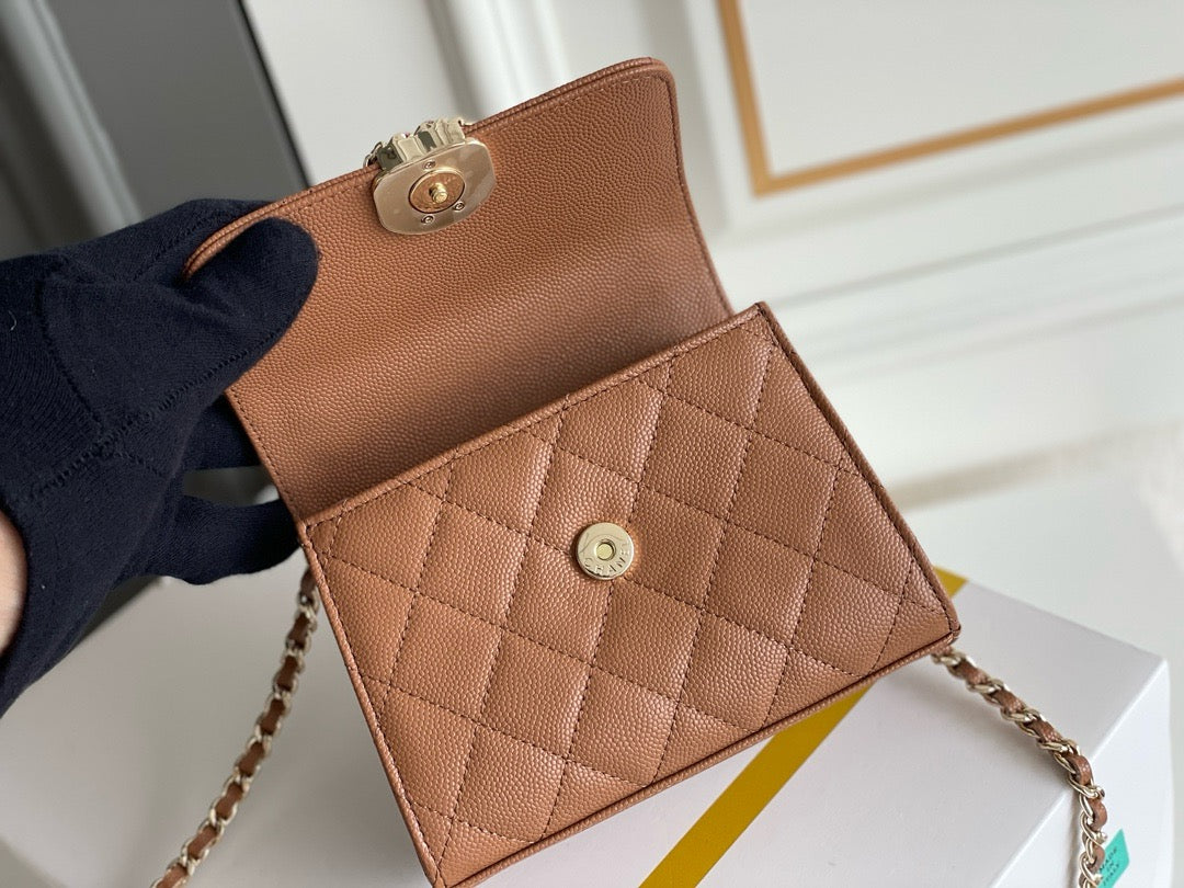 CHA 23P Kelly Handle Bag