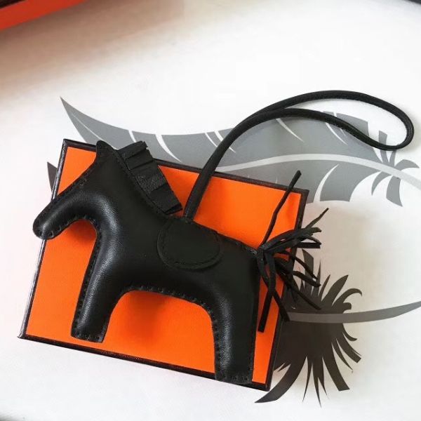 HERM So Black Rodeo Horse Bag Charm