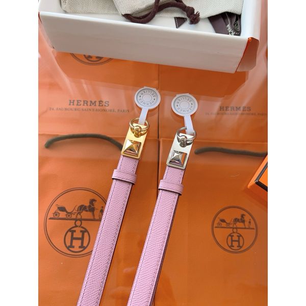 HERM Rivale 18 Belt in Mauve Sylvestre Epsom Calfskin