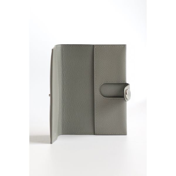 HERM R.M.S Passport Holder in Gris Meyer Evercolor Calfskin