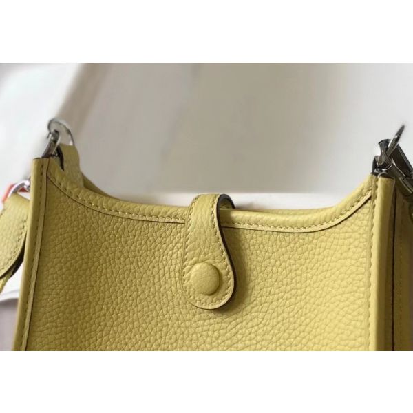 HERM Evelyne III TPM Mini Bag In Jaune Poussin Clemence Leather