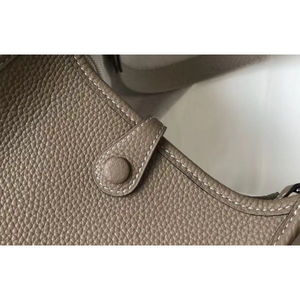 HERM Evelyne III TPM Bag In Tourterelle Clemence Leather