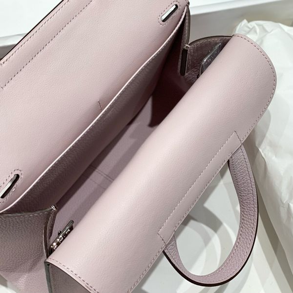 HERM Halzan 25 Bag in Mauve Pale Clemence Leather