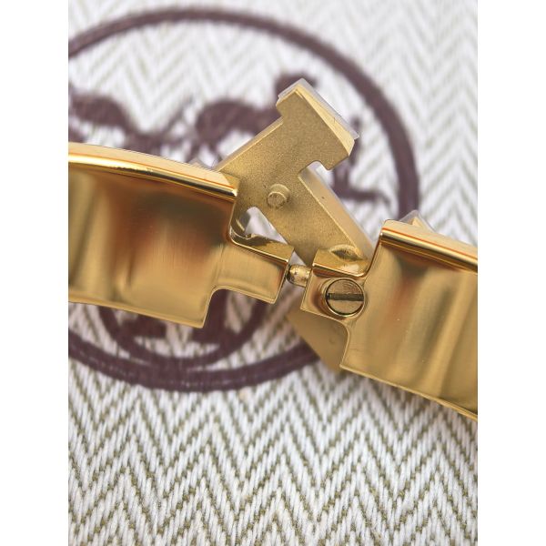 HERM Blue Enamel Clic H Bracelet