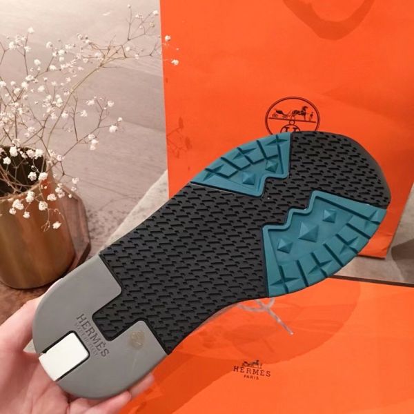 HERM Men's Addict Sneakers In Grey Knit