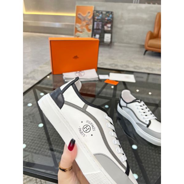 HERM Men's Get Sneakers in Multicolour Calfskin