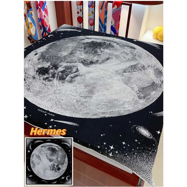 HERM Black Clair de Lune Shawl 140