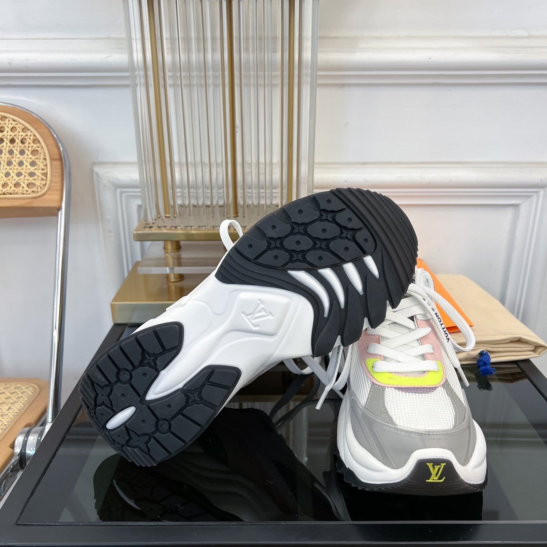 LV RUN 55 SNEAKER GREEN PLANTAIN