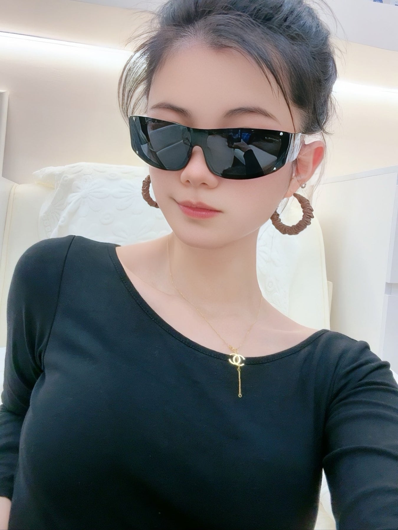 RECTANGULAR SUNGLASSES CH2507 IN ACETATE