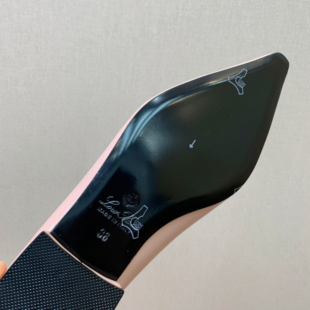 LP REBECCA BALLERINAS PASTEL PINK CALFSKIN