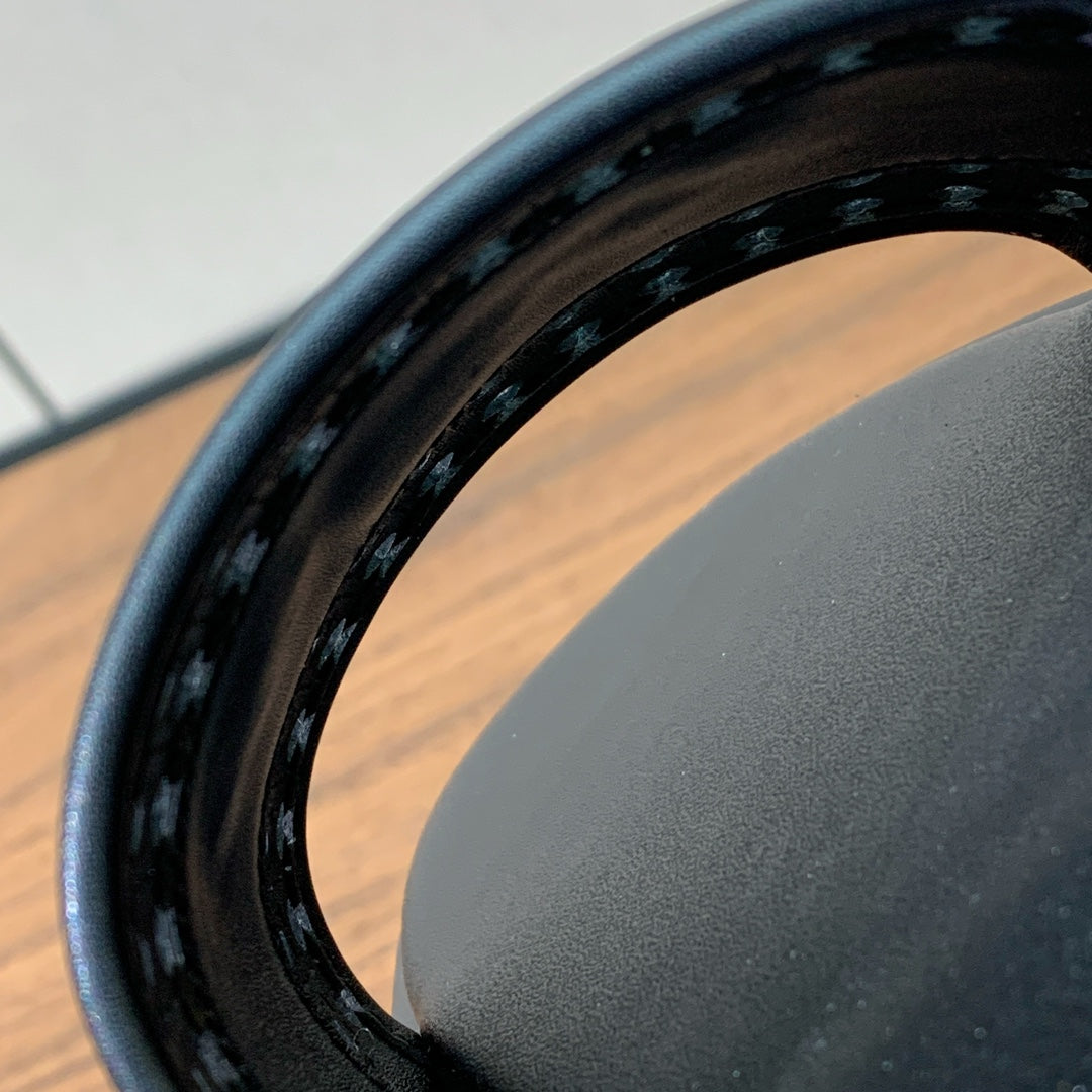 DWAY BLACK CALFSKIN AND GOLD LOGO