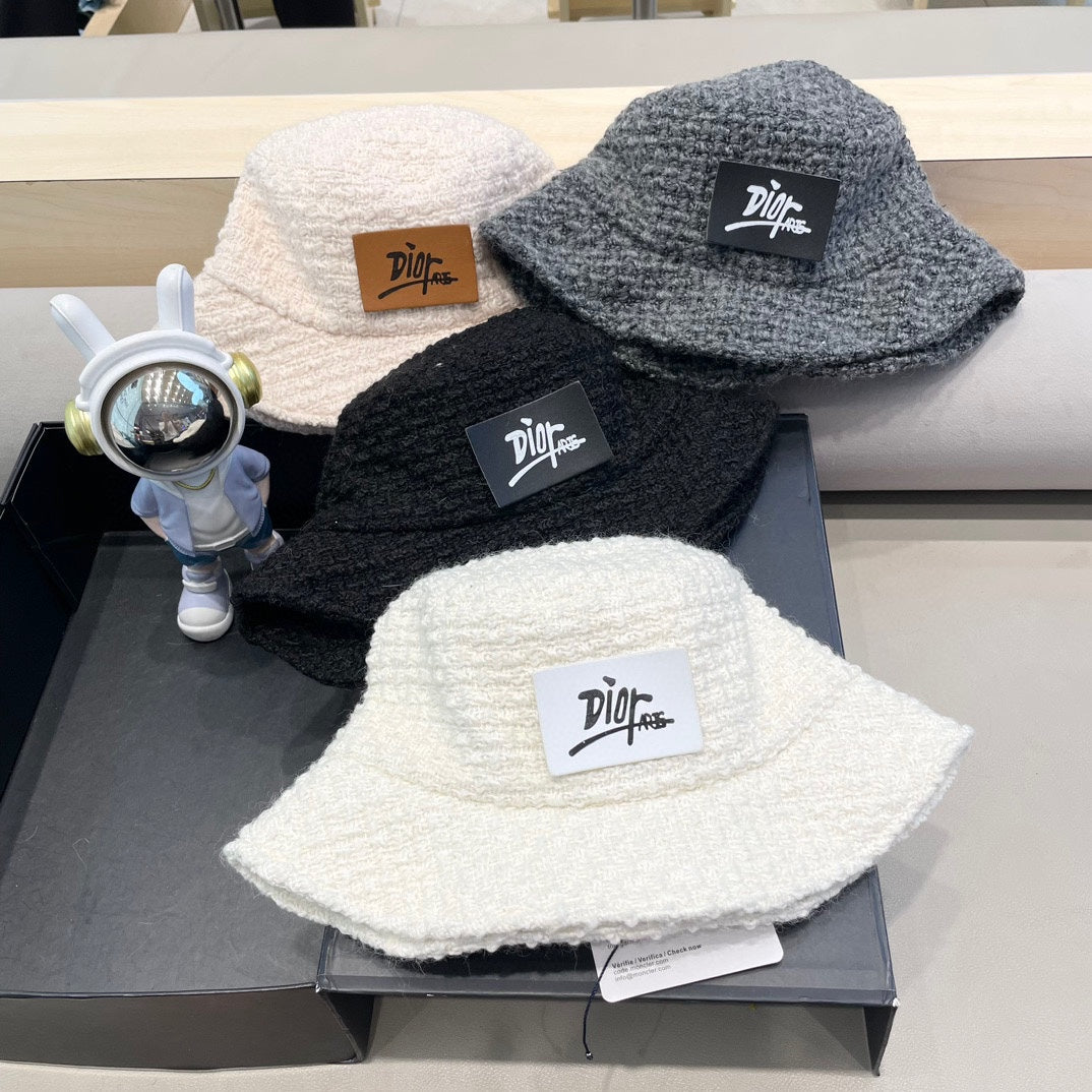 BUCKET HAT IN GRAY WOOL 436745