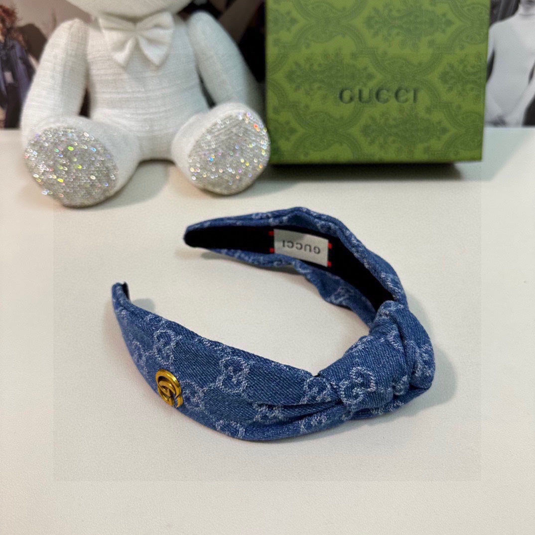 DENIM HEADBAND ROYAL BLUE 432814