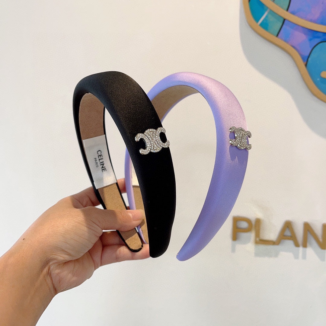 BLACK FABRIC HAIRBAND 429310