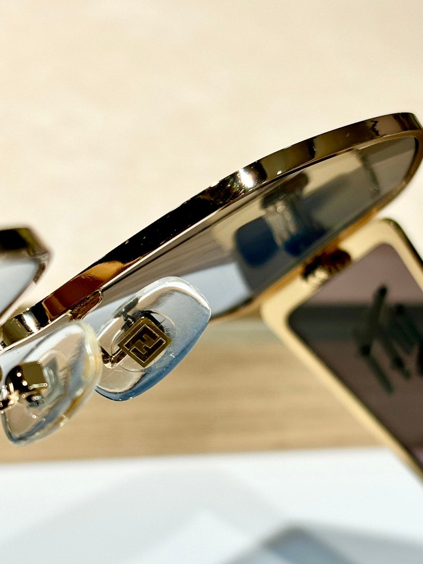 DISCO SQUARED SUNGLASSES FF M0093 IN METAL