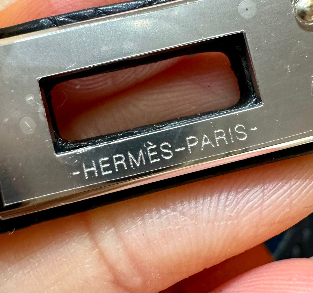 BIRKIN FAUBOURG TOUCH 20 IN NAVY BLUE CALFSKIN WITH SILVER HARDWARE