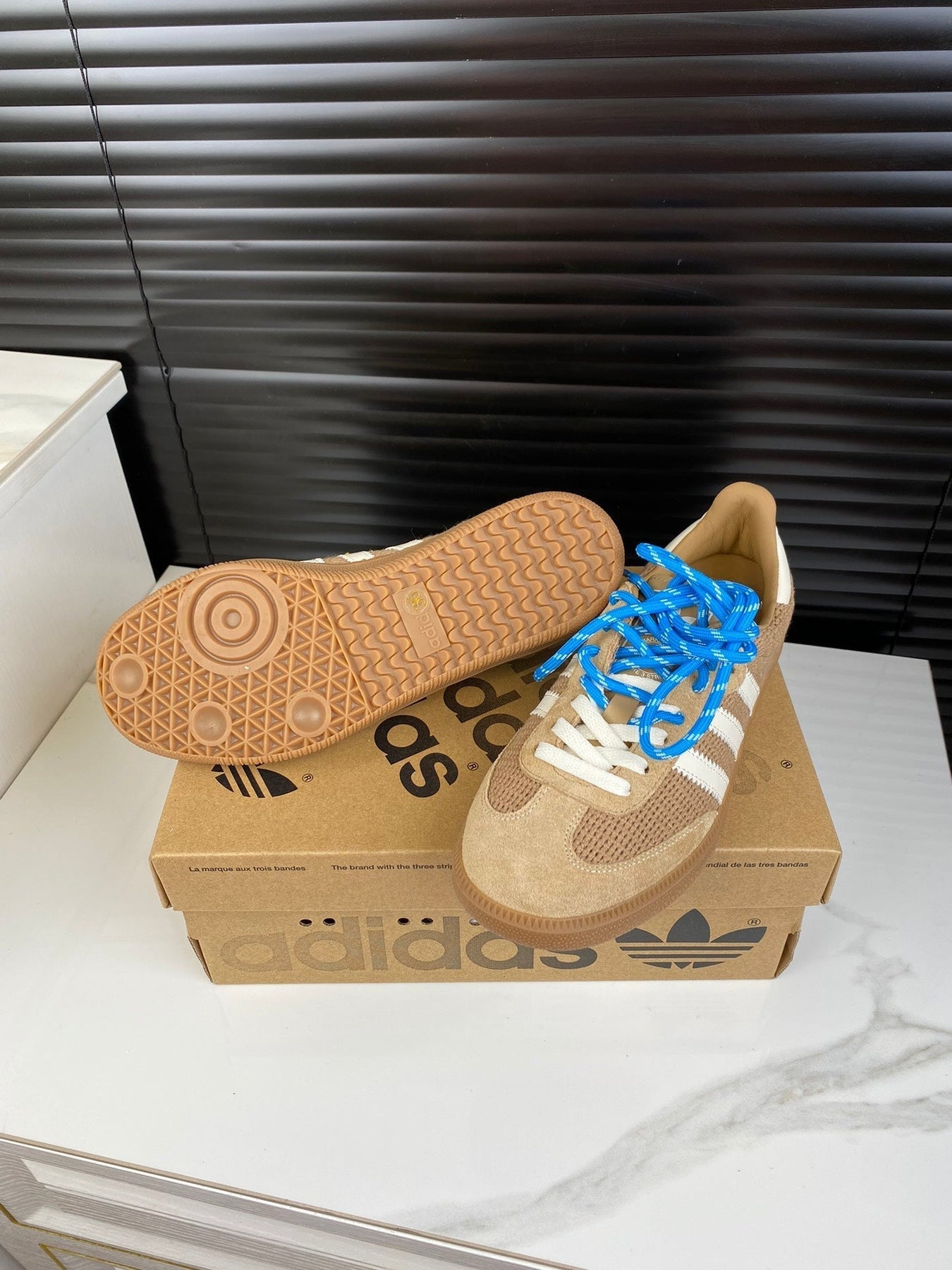 Ivory Sneakers Adidas Samba Sneakers Cowhide