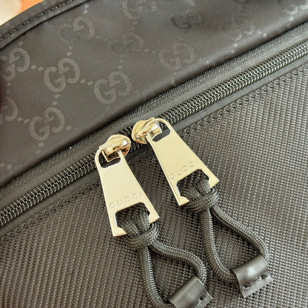 LARGE BELT BAG 32 IN BLACK GG NYLON