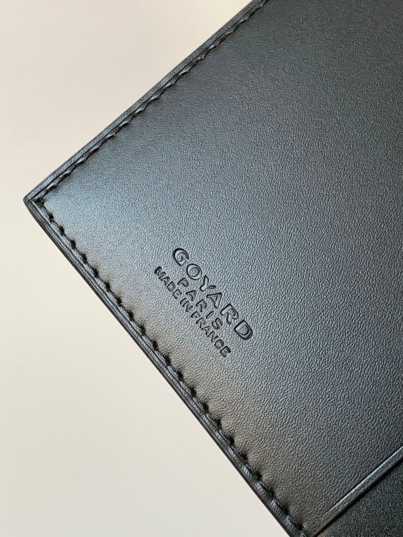 RICHELIEU CHECKBOOK WALLET 19 IN BROWN GOYARDINE CANVAS AND CALFSKIN