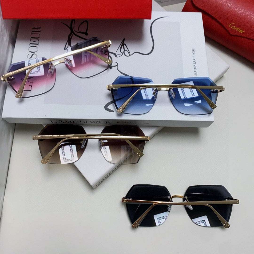 PANTHÈRE AVIATOR FRAME SUNGLASSES 575780 IN METAL