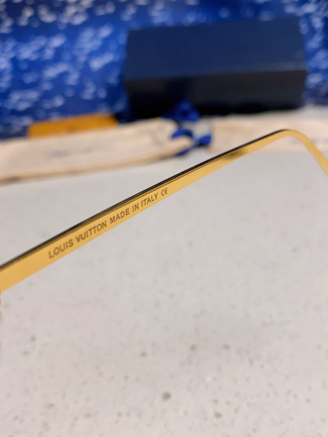 GOLDEN MASK SUNGLASSES 582731 IN GOLD METAL PURPLE SMOKE LENSES