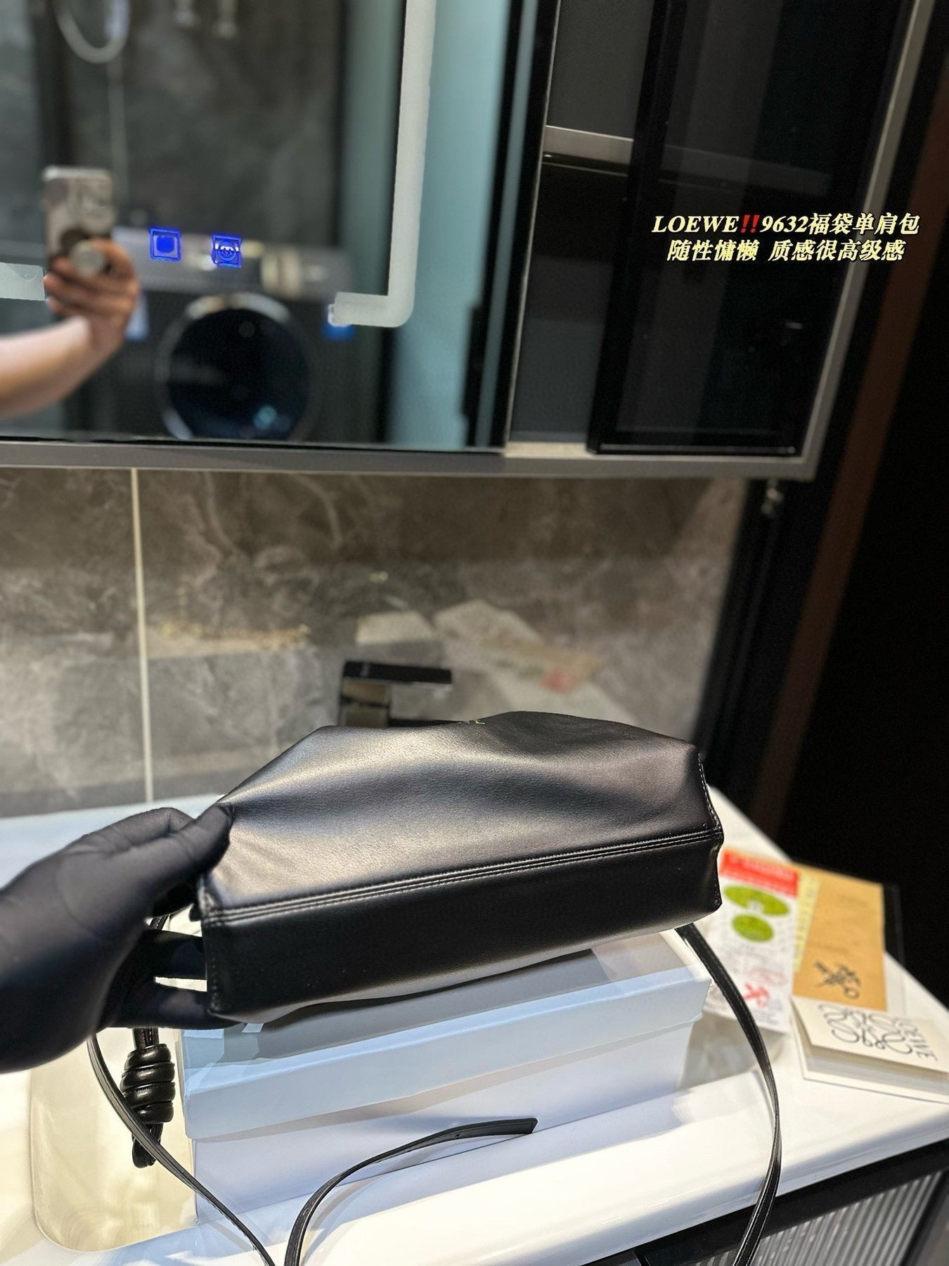 MEDIUM FLAMENCO PURSE 29 IN BLACK NAPPA LAMBSKIN