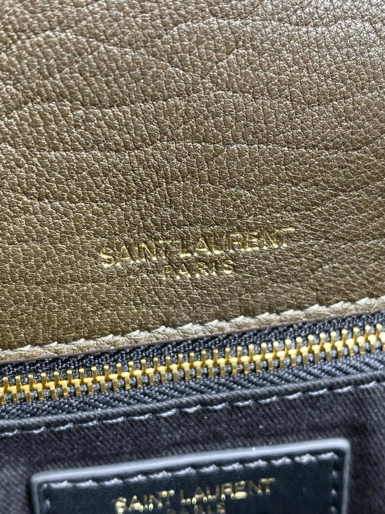 CALYPSO 36 CHAIN BAG IN DARK GREEN LAMBSKIN