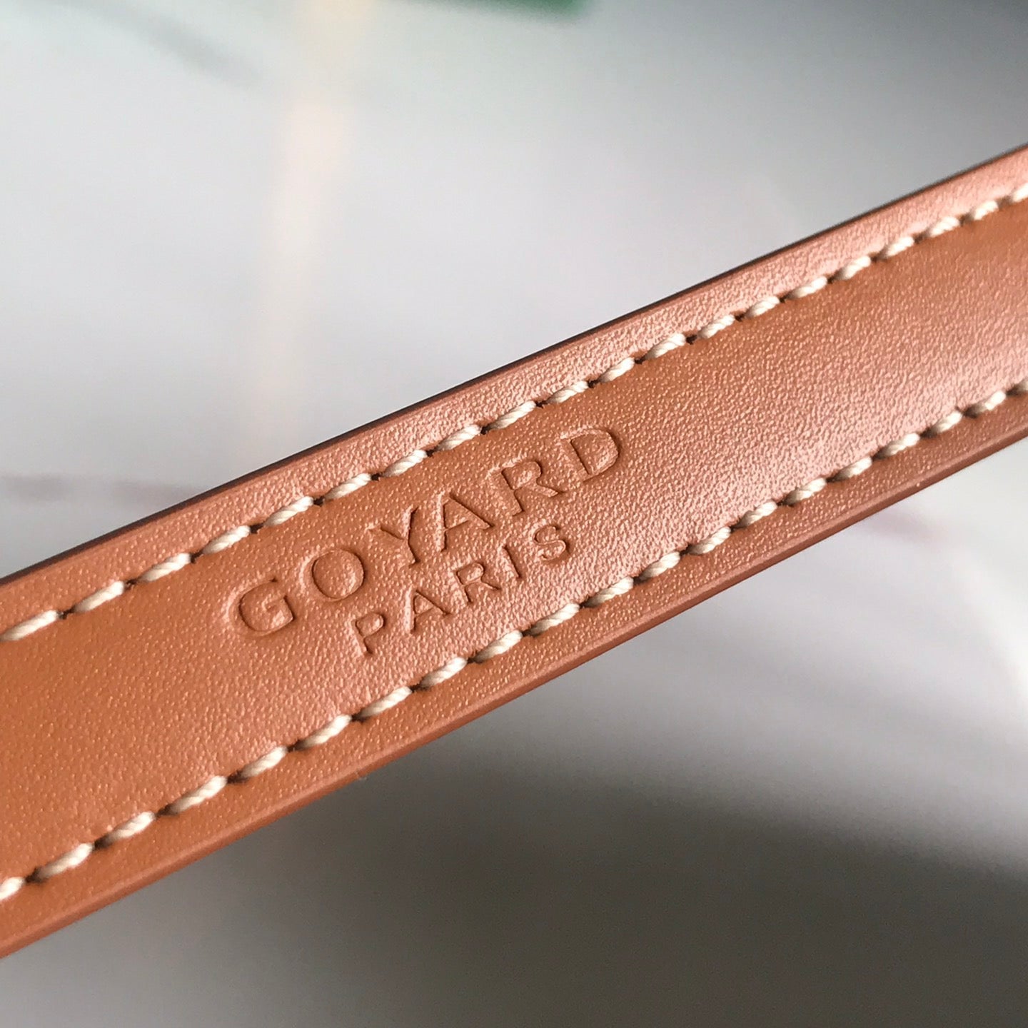 CASSETTE TRUNK BAG 21 IN TAN BROWN GOYARDINE CANVAS & CLAMECY COWHIDE