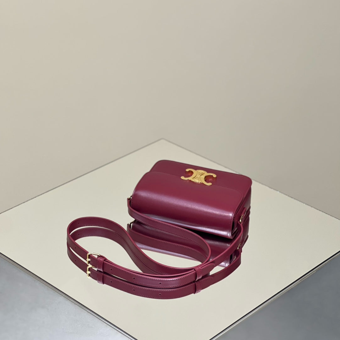 MINI CLAUDE 22 SHINY CALFSKIN FANSY PURPLE