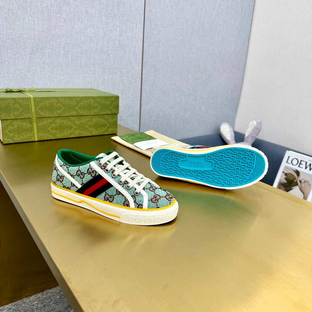 GG TENNIS 1977 TRAINER FERN CANVAS