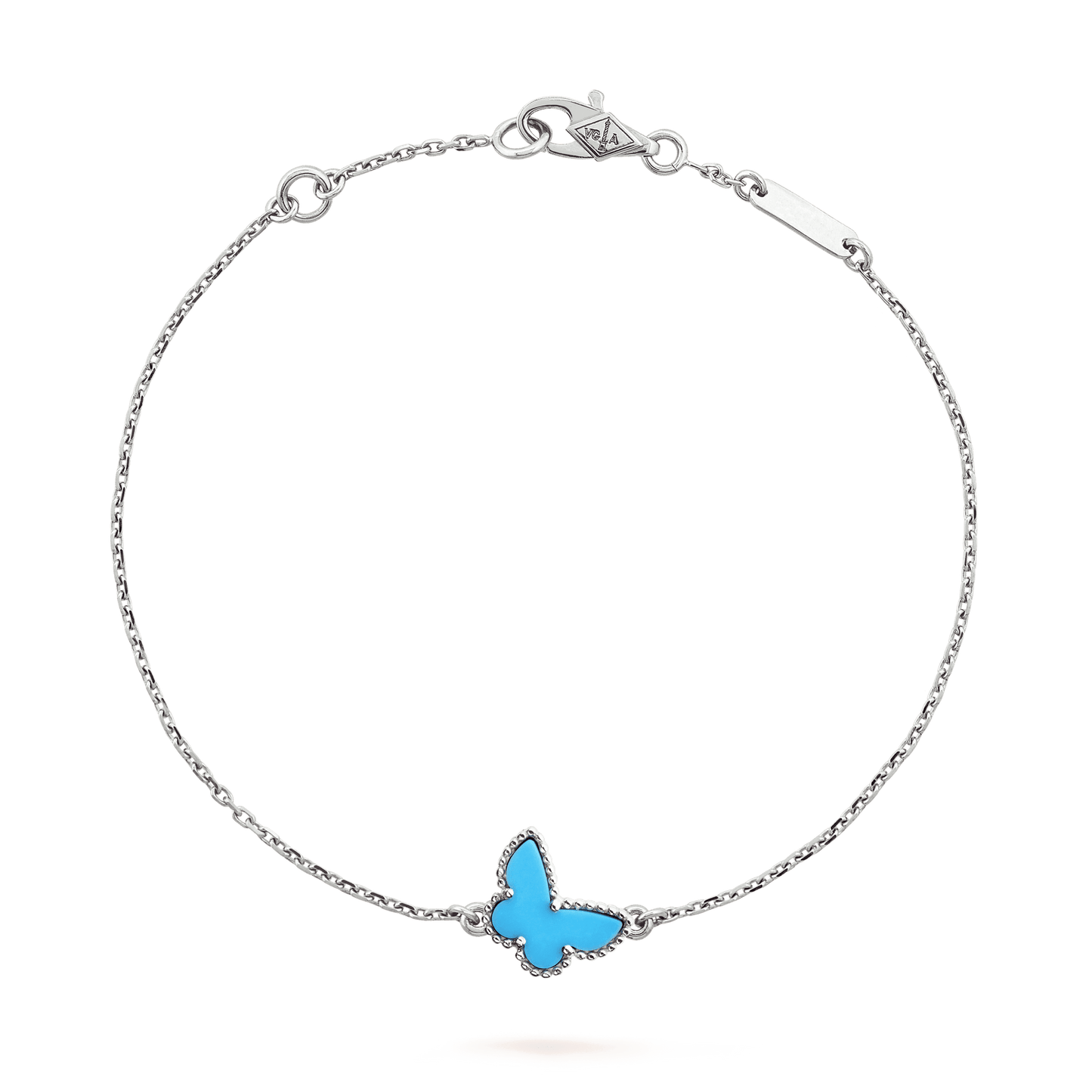 BUTTERFLY TURQUOISE SILVER BRACELET