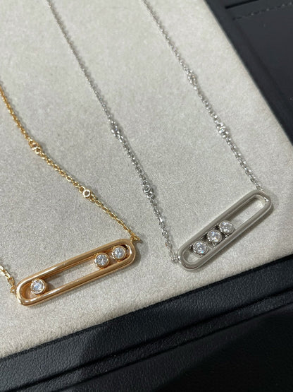 MOVE 3 DIAMOND NECKLACE
