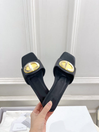 CD FOREVER HEELED 1.5CM BLACK