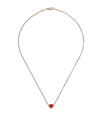 HEART PEDANT CARNELIAN NECKLACE