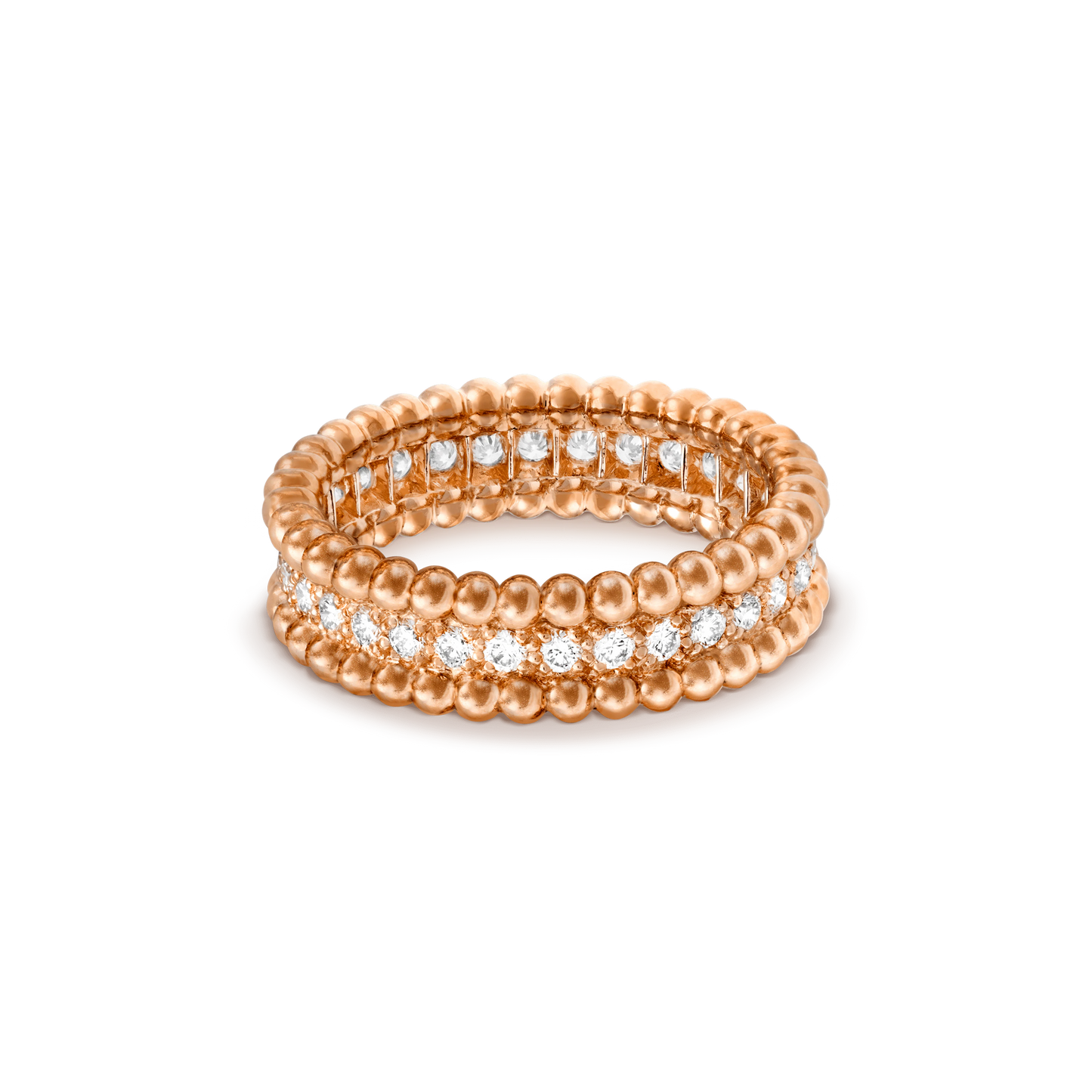 PERLEE DIAMOND PINK GOLD RING